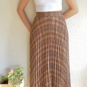 & Other Stories Skirts | Beautiful Plaid Accordion Circle Skirt | Poshmark